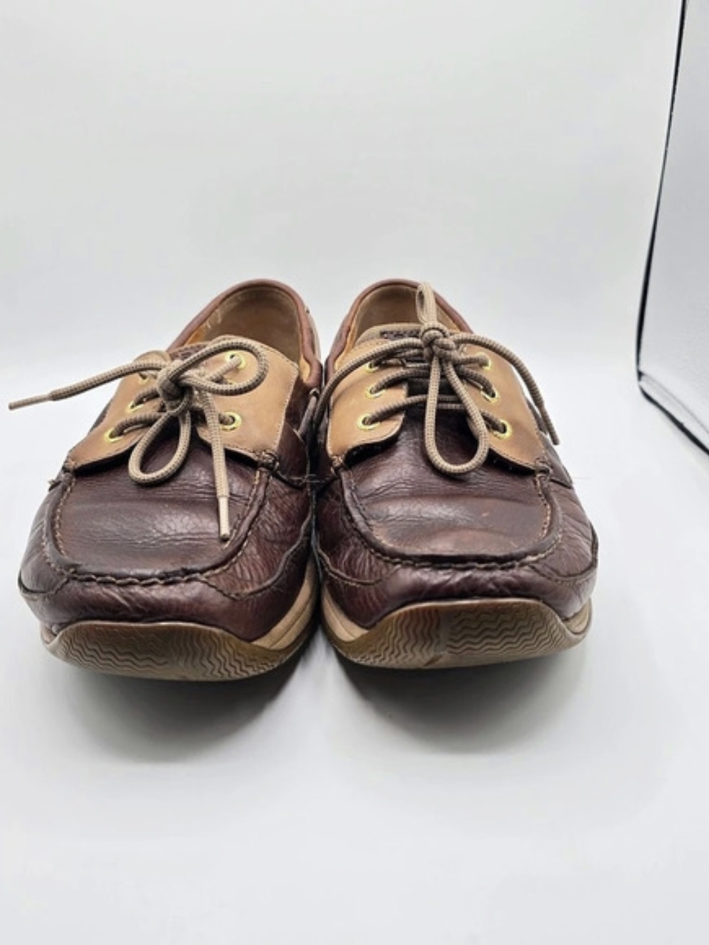Sperry Billfish 3-Eye Boat Shoe Brown US 12M Casual Preppy Comfortable Classic